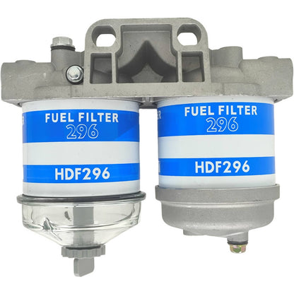 Solid Spare 83929882 Dual Fuel Filter Glass Bowl Fit for International 574 584 684 784