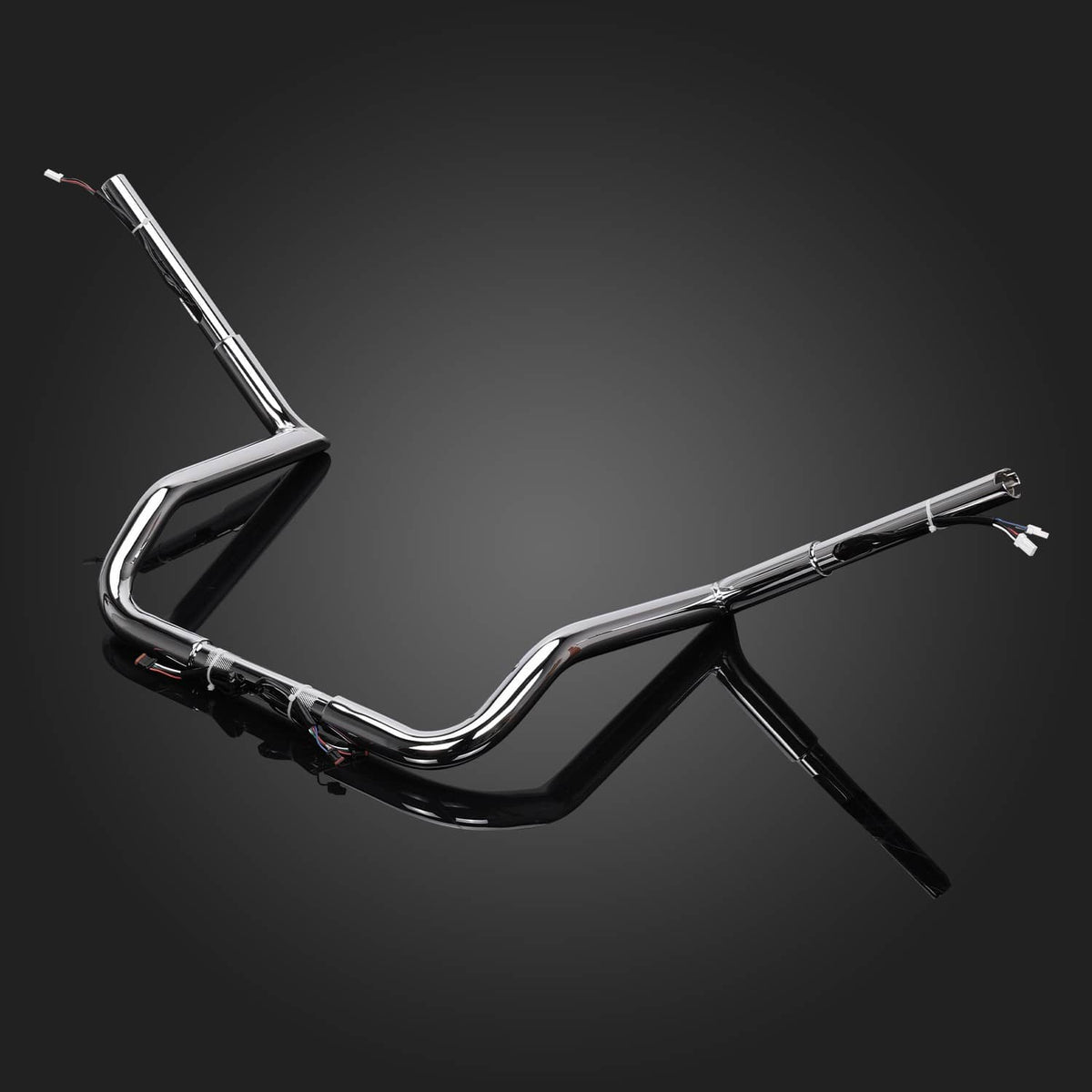 Solidspare Chrome 14" Pre-Wired Ape Hanger Handlebars For 2015-2022 CVO Street Glide FLHXSE