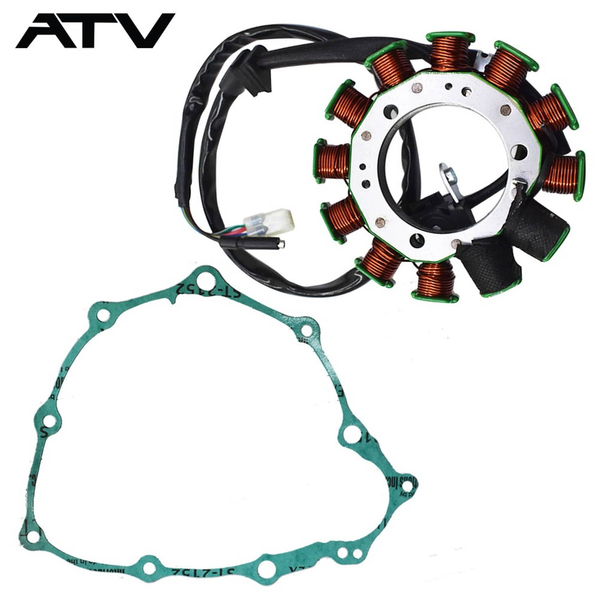 Solidspare Stator + Gasket For Honda Sportrax 400 TRX400EX 2x4 1999-2008