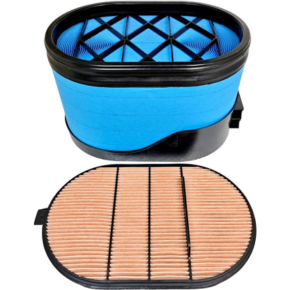 Solid Spare P608667 P607557 Air Filter Kit Fit for New Holland T9.580 T9.600 T9.615 T9.645