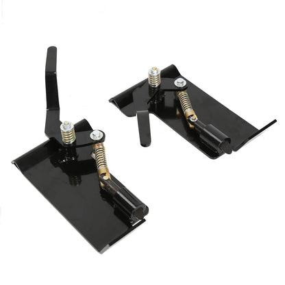 Solidspare Conversion Adapter Latch Box & 1/2" Mount Plate for Skid Steer Quick Tach Attach