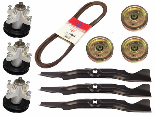 Solid Spare RZT 50 ZERO TURN CUB CADET TROY BILT BLADE SPINDLE BELT HEAVY DUTY 9618-04125