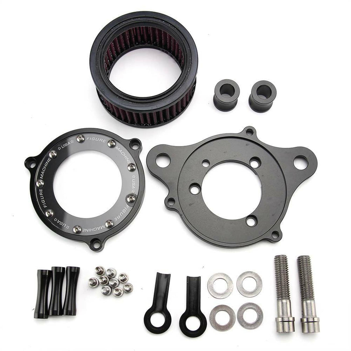 Solidspare Lucency Air Cleaner Intake Filter Systems For Harley Sportster XL 883 1200 04-17