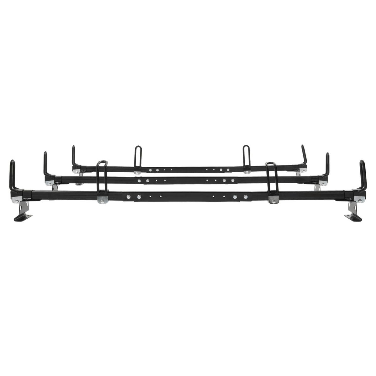 Solid Spare 65" 3-Bar Cargo Van High Ladder Roof Rack For Nissan NV 1500 2500 3500 750 lbs