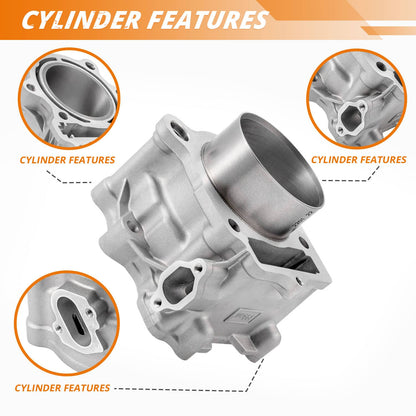 Solidspare UTV ATV Cylinder Piston Top End Kit Set for HiSUN 400 HS YS MASSIMO MSU BENNCHE