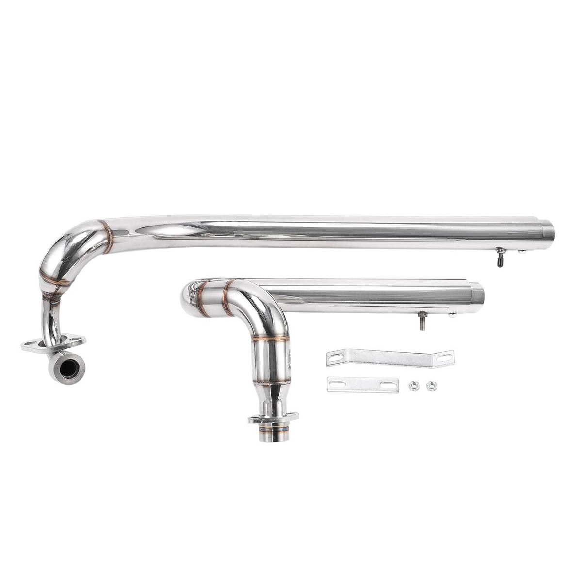 Solidspare For Yamaha V Star 650 XVS650 XVS400 Dragstar Shortshots Staggered Exhaust Pipes