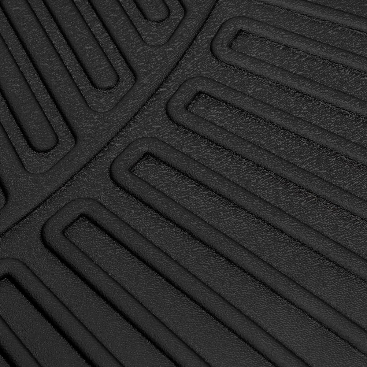 Solidspare 3D Molded TPE Rubber Floor Mats Cargo Liner For Kia Seltos 2021-2025 Full Set