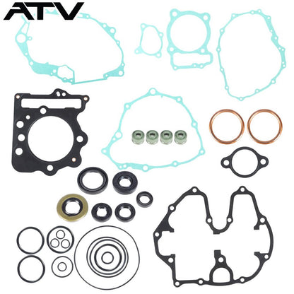 Solidspare High Quality Gasket Kit with Oil Seals 1999-2004 For Honda TRX400EX ATV
