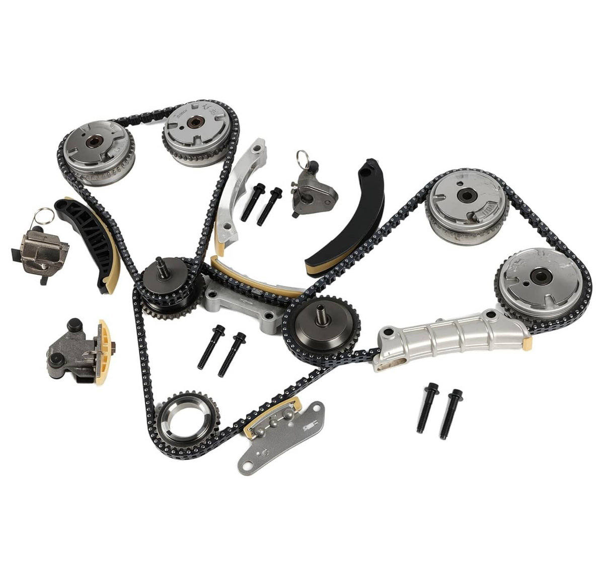 Solidspare For Buick Cadillac Chevrolet GMC Pontiac Timing Chain Kit w/4VVT CAM PHASER Gear