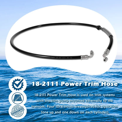 Solid Spare 18-2111 Power Trim Hose for Mercury Mariner Outboards Motor 32-88006 / 32-45959