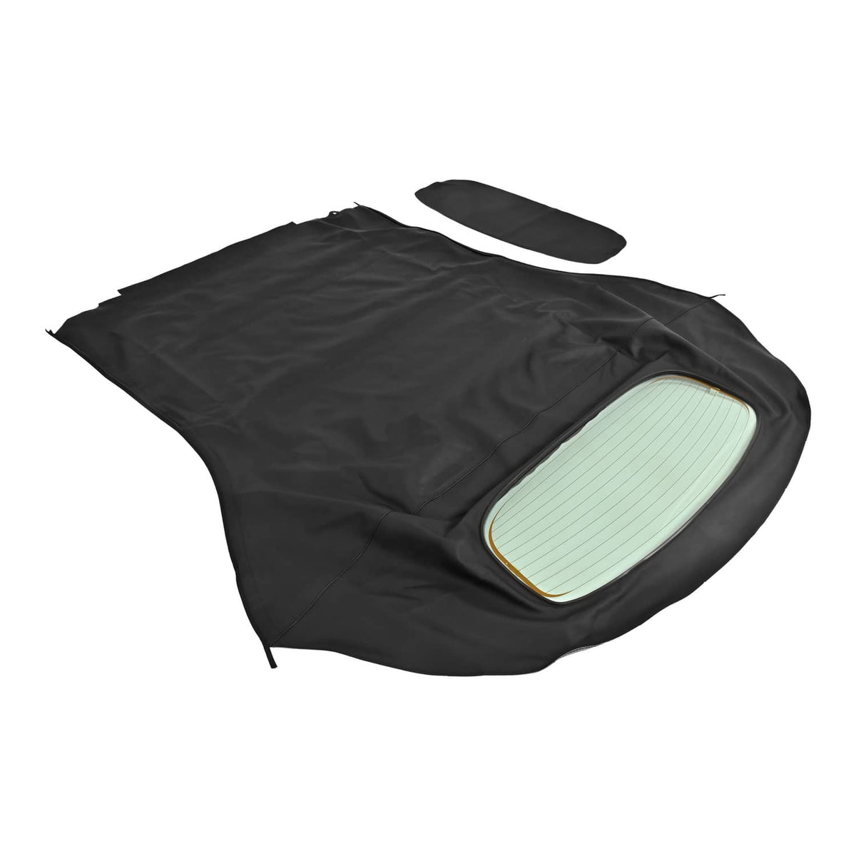 Solid Spare Fit Toyota Solara 2004-2009 08 Convertible Top & Glass Window BLACK TWILL VINYL