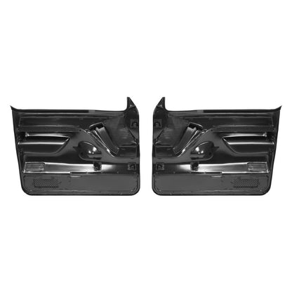 Solid Spare Inner Door Panels For Ford F150 F250 F350 92-97 /Bronco 92-96 Pair Black