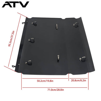 Solidspare Aluminum Hard Top Roof Black For Polaris RZR 800 S / XP 900 / 570-2 Door Model