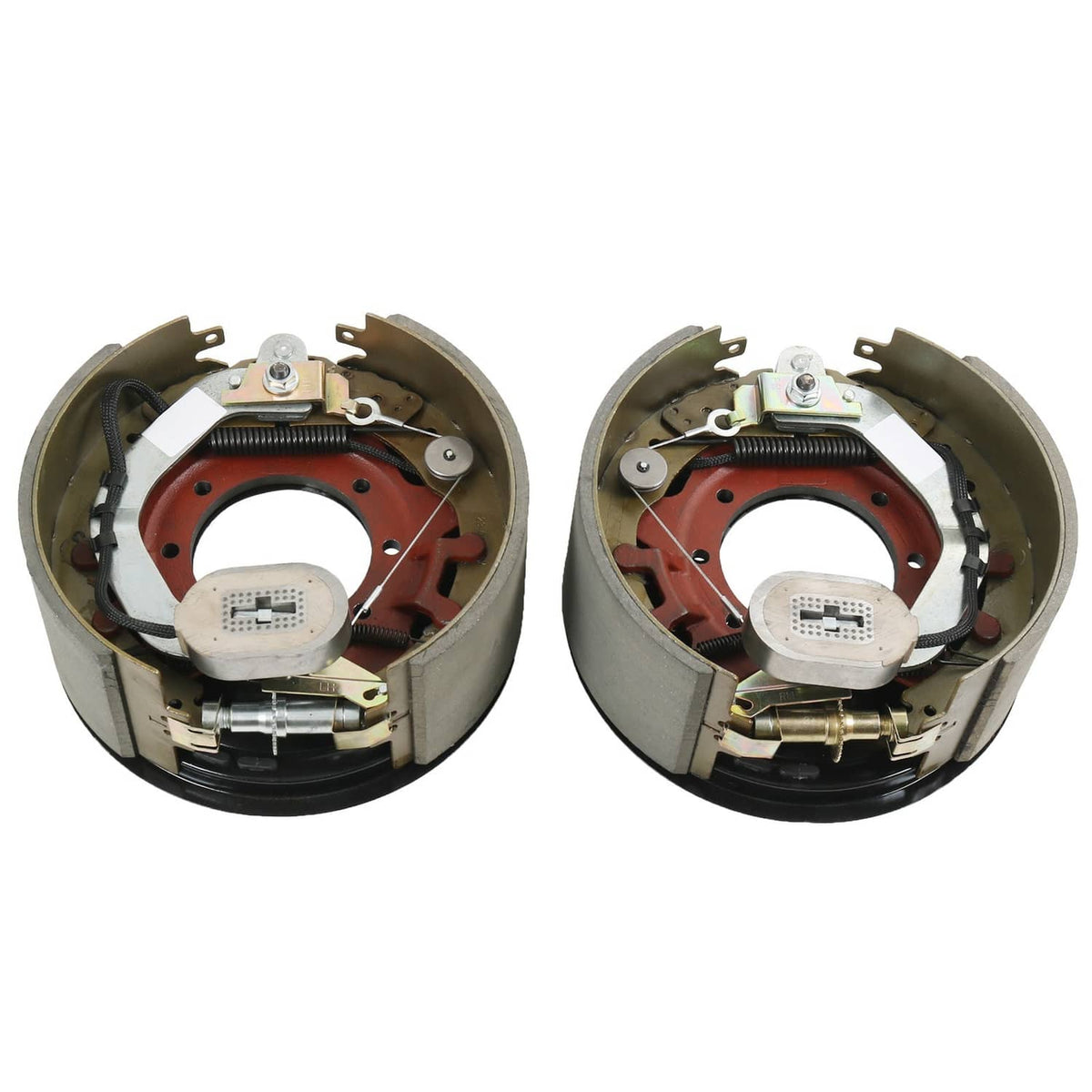 Solidspare NEW 4pcs 12-1/4x5" 12K 15K Electric Backing Plate Trailer Brake Fits Dexter 5"