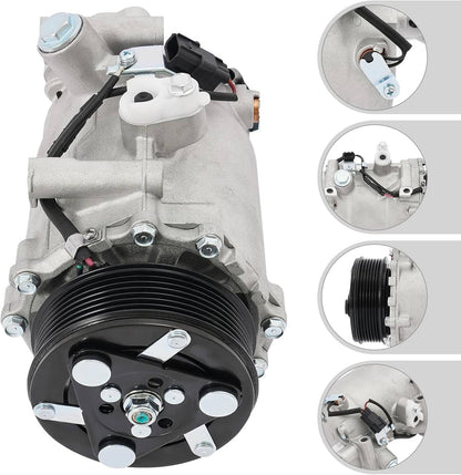Solidspare AC Compressor IG580 Fits For 2007-2012 Honda CR-V 2.4L 38810RWCA03 38810RZYA01