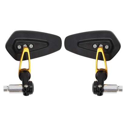 Solidspare Motorcycle 7/8" 22mm CNC Bar End Rear View Mirrors For Honda GROM MSX125 CB500F