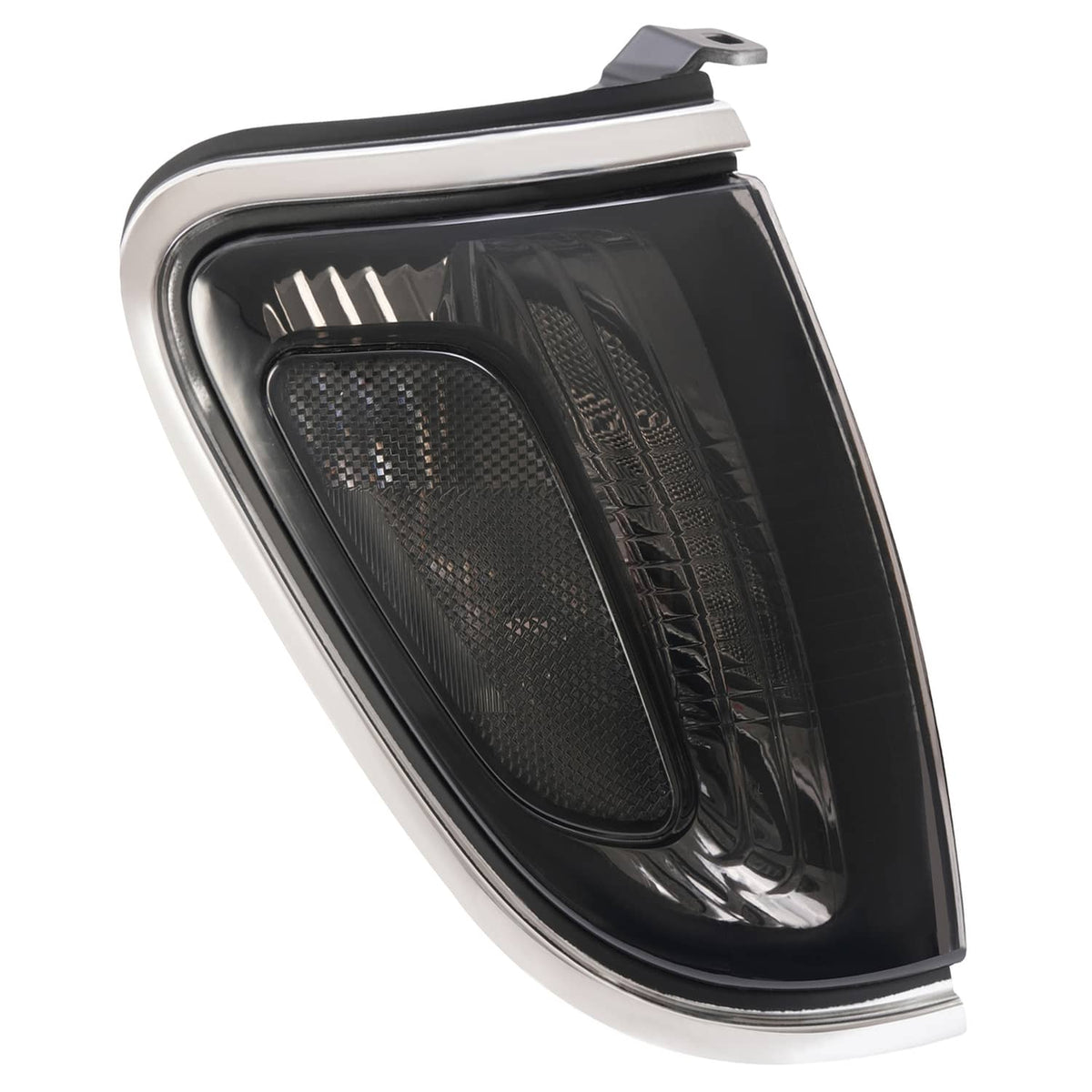 Solid Spare Pair of Smoke Lens Chrome Trim Corner Lights Lamps For Toyota Tacoma 2001-2004
