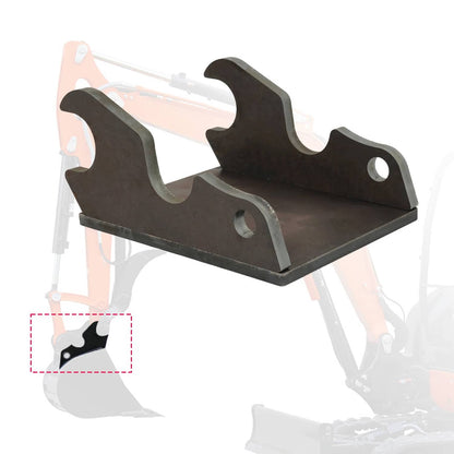 Solidspare W/Plate Quick Attach Brackets Bucket Ears For Kubota KX040 U35 KX71 KX91 KX121