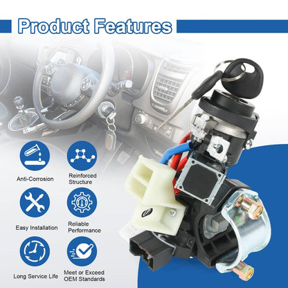 Solidspare Ignition Lock Switch Assembly with Keys For Hyundai 81900-3SA00 819003SA00