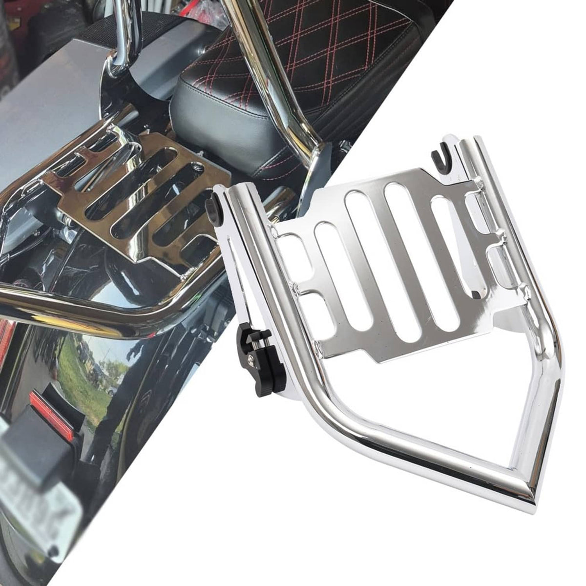 Solidspare Detachable Luggage Rack for Harley Street Glide Road King Road Glide 2009-2025