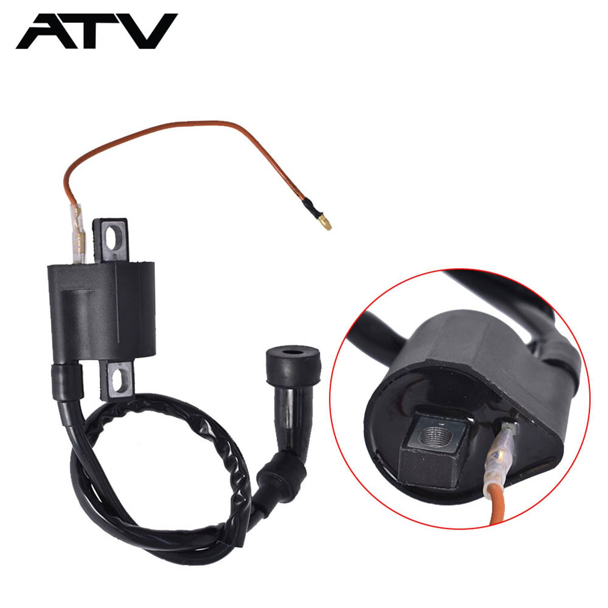 Solidspare Generic Ignition Coil For 1986 1987 1988 Yamaha Moto 4 YFM225 YFM350 ATV