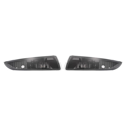 Solid Spare Black Turn Signal Lights Bumper Lamps Fits For Chevy Camaro 1993-2002 Parking