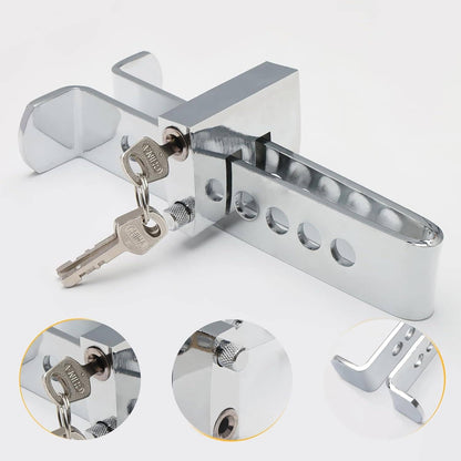 Solidspare Brake Clutch Lock Vehicle Anti-Theft Device Car Pedal Security Lock Tool & 3 Key