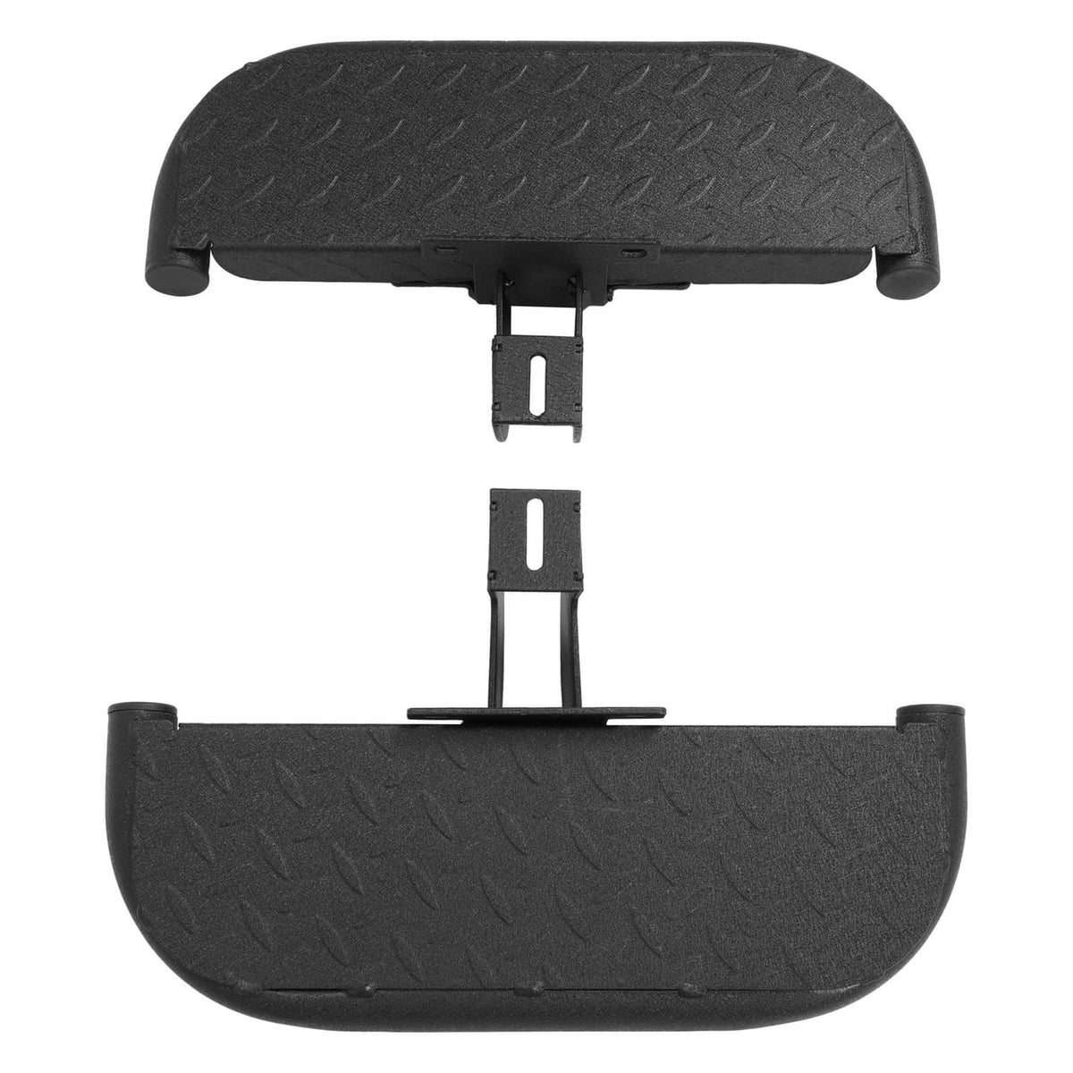 Solid Spare For 07-18 Jeep Wrangler JK Steel Side Hoop Steps Nerf Bar Running Boards 2-Door