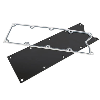 Solidspare Billet Knock Sensor Delete LS6 LSX & GASKET Plate For LS Gen 3 VALLEY PAN Cover
