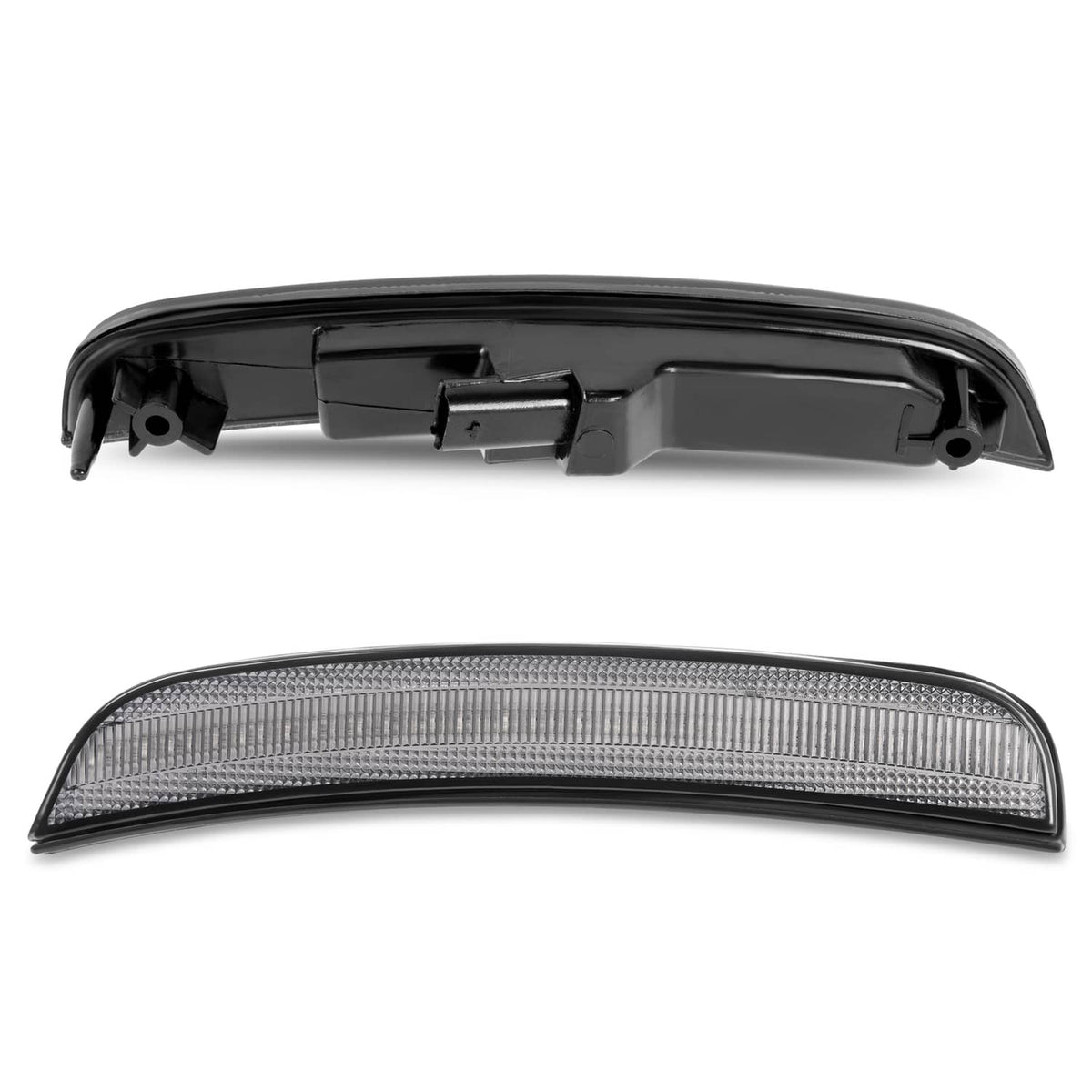 Solid Spare Front Side Marker Light Reflector For Chrysler 300 2015-2023 Amber LED Smoked