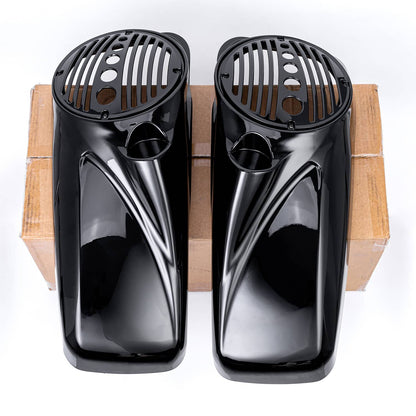 Solidspare For Harley Touring Road King Road Street Electra Glide 14+ Pair 8" Speaker Lids