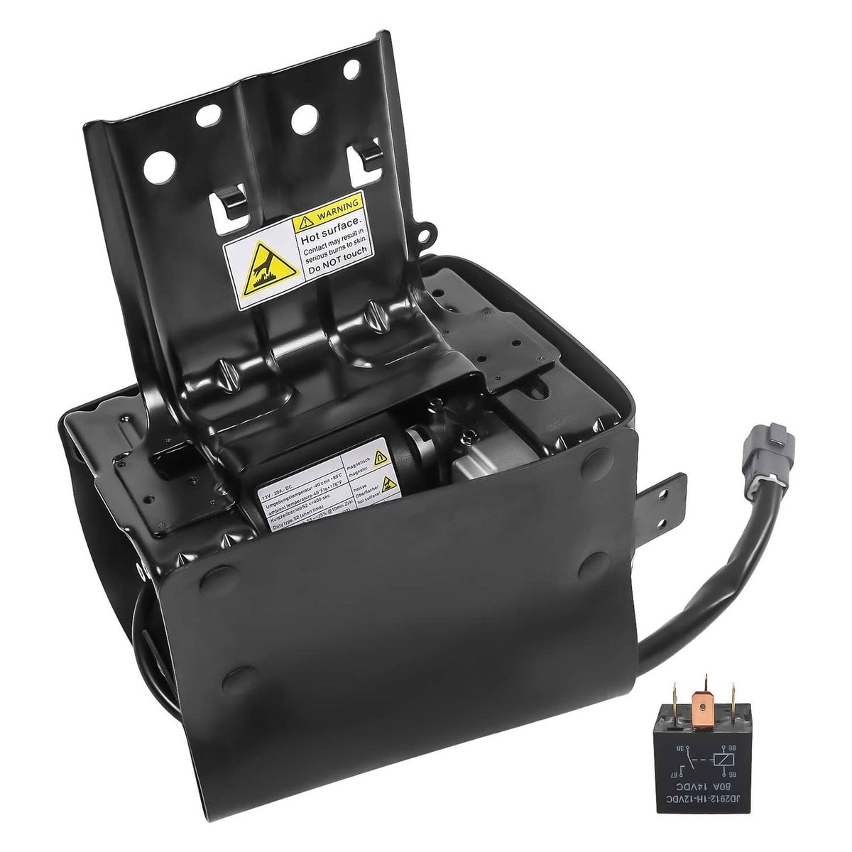 Solidspare Rear Air Suspension Compressor Pump Fits Infiniti QX80 2014-2020 QX56 2011-2013