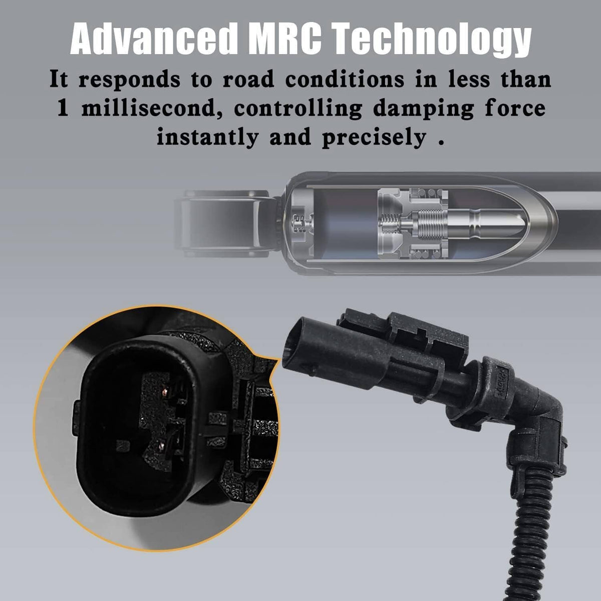Solidspare Rear Air Shock Absorbers MagneRide for Escalade Suburban Tahoe Yukon 2015-2020
