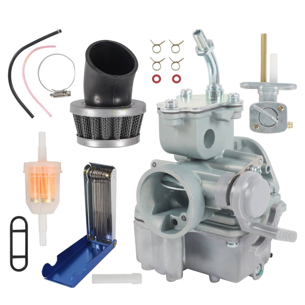 Solidspare Carburetor For Yamaha Raptor 50 YFM50 ATV Badger 80 YFM80 Moto 4 Champ 100 Carb