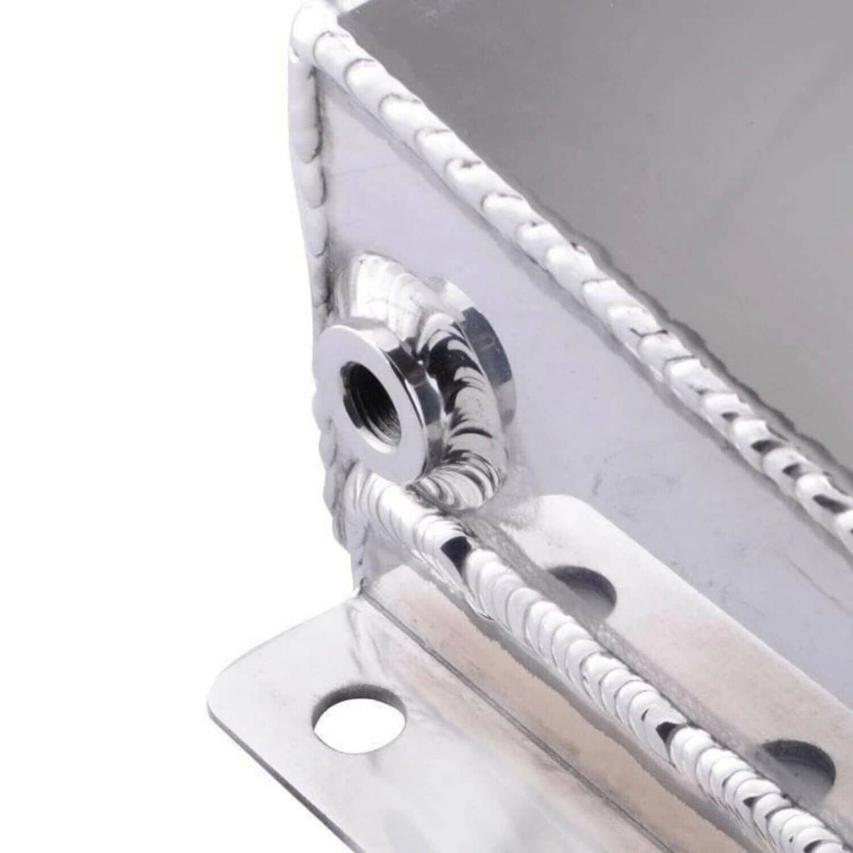 Solidspare 1.6L Radiator Coolant Overflow Water Tank Expansion Reservoir Bottle Aluminum