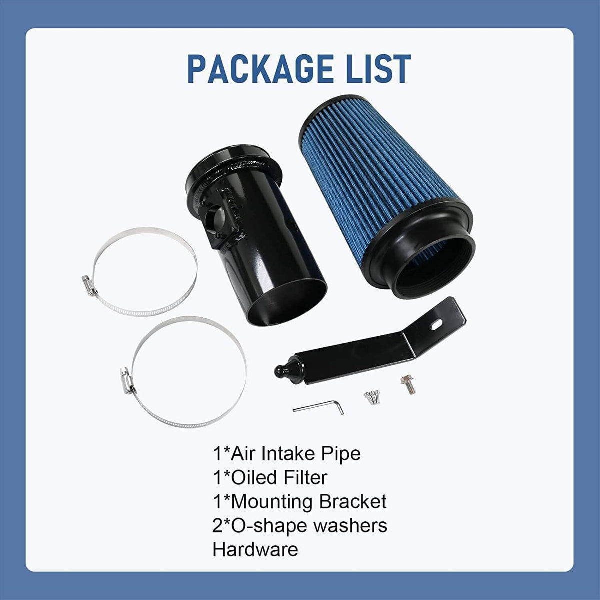 Solidspare Cold Air Intake System for 2008-2010 Ford F250 F350 F450 Super Duty XL XLT 6.4L
