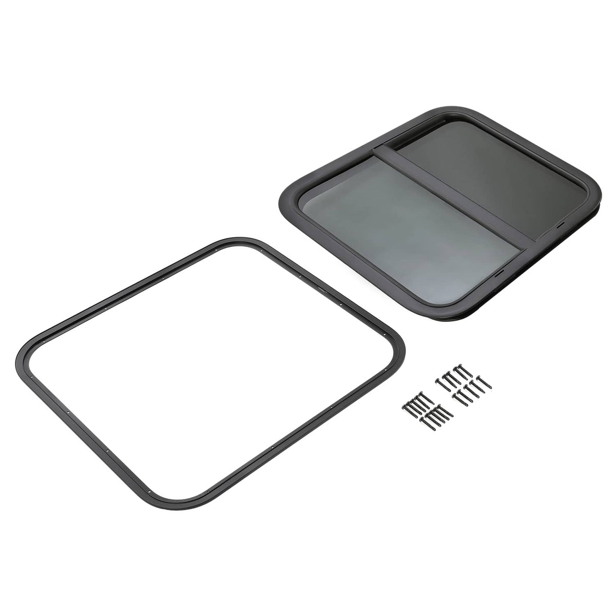 Solidspare Tinted Glass For Camper Trailer Horizontal Sliding Window RV Window 24" x 22"