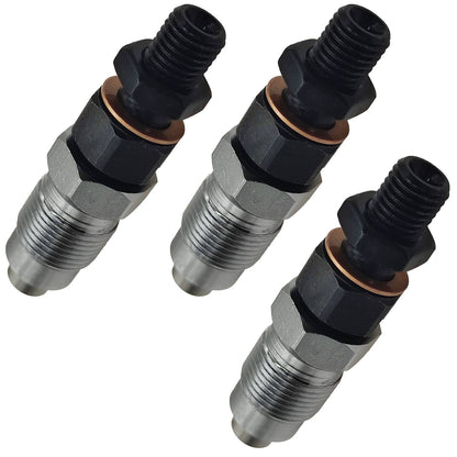 Solid Spare 3X Fuel Injector Fit for Kubota FZ2100 F2400 F2260 F2560 F3060 F3560 F3680 F3080