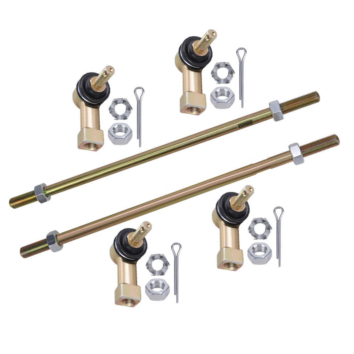 Solidspare 2 Tie Rod Sets for Honda TRX 450ER TRX450ER 2006 2007 2008 2009 2012 2013 2014
