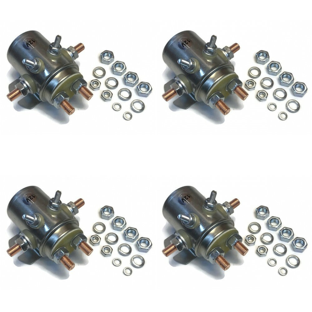 4 Switch Relay 12V Solenoid Continuous Duty for Autocrane Auto Crane Boom Hoist