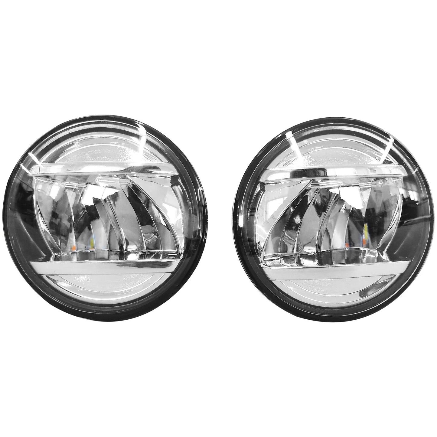 Fit 2024 Subaru Crosstrek Full LED Front Fog Lights Lamp Double light W/Switch