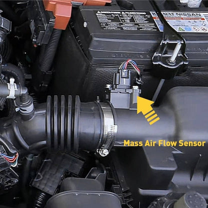 Solidspare New Air Flow Sensor Meter Black For 2013-2015 Nissan Altima 2.5/Sentra 1.8 Mass