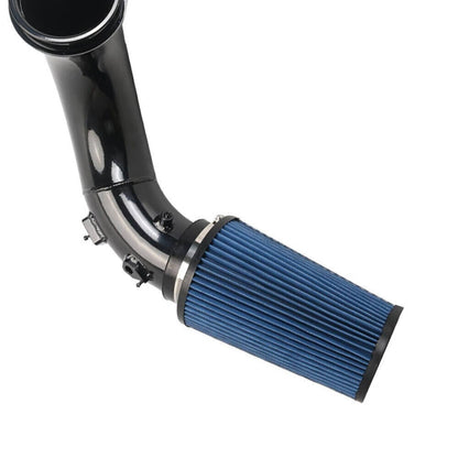 Solidspare 4'' 102mm Long High Flow Inlet Cone Dry Filter Cold Air Intake Replacement Blue