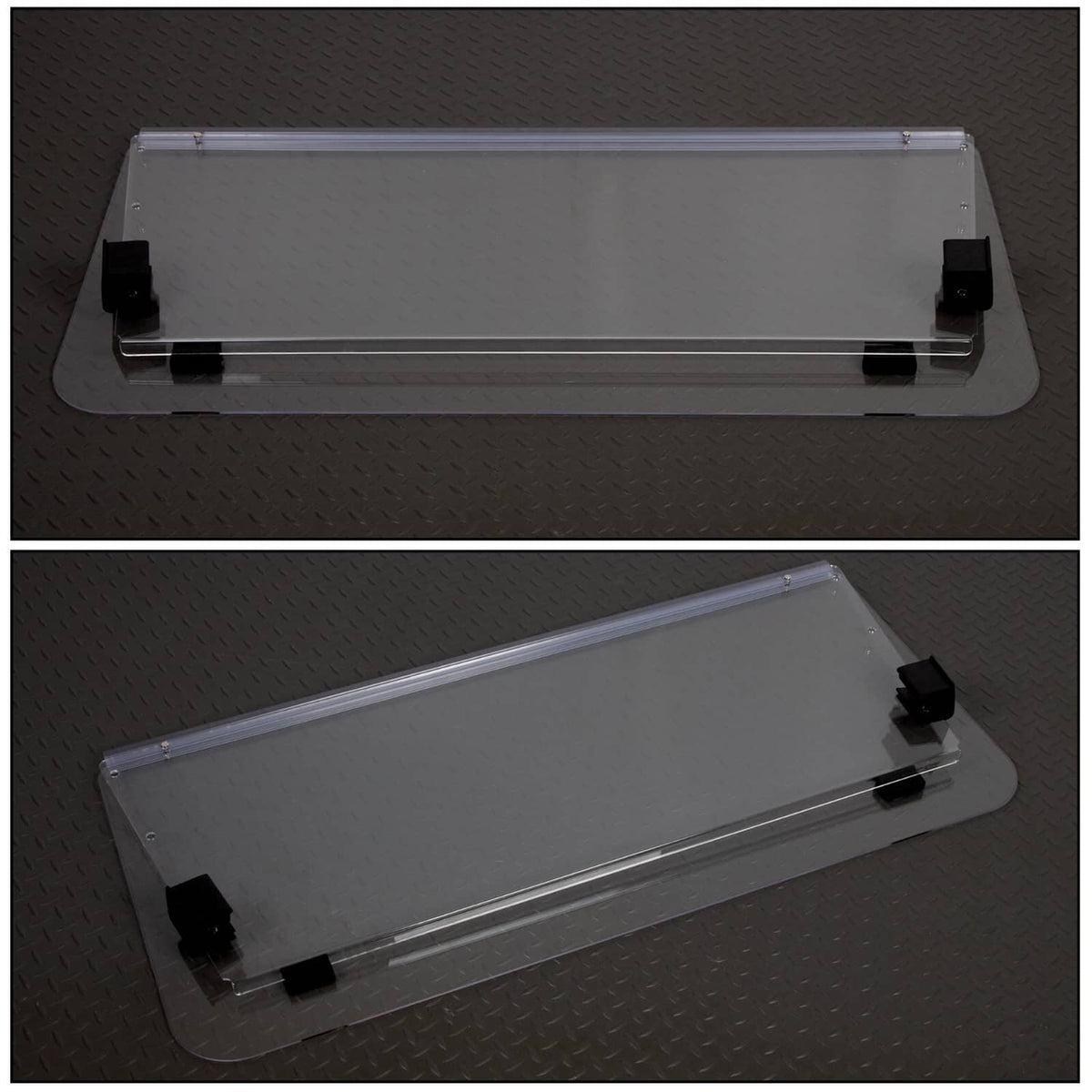 Solidspare For Club Car DS 2000.5-UP Golf Cart Folding Style Polycarbonate Clear Windshield