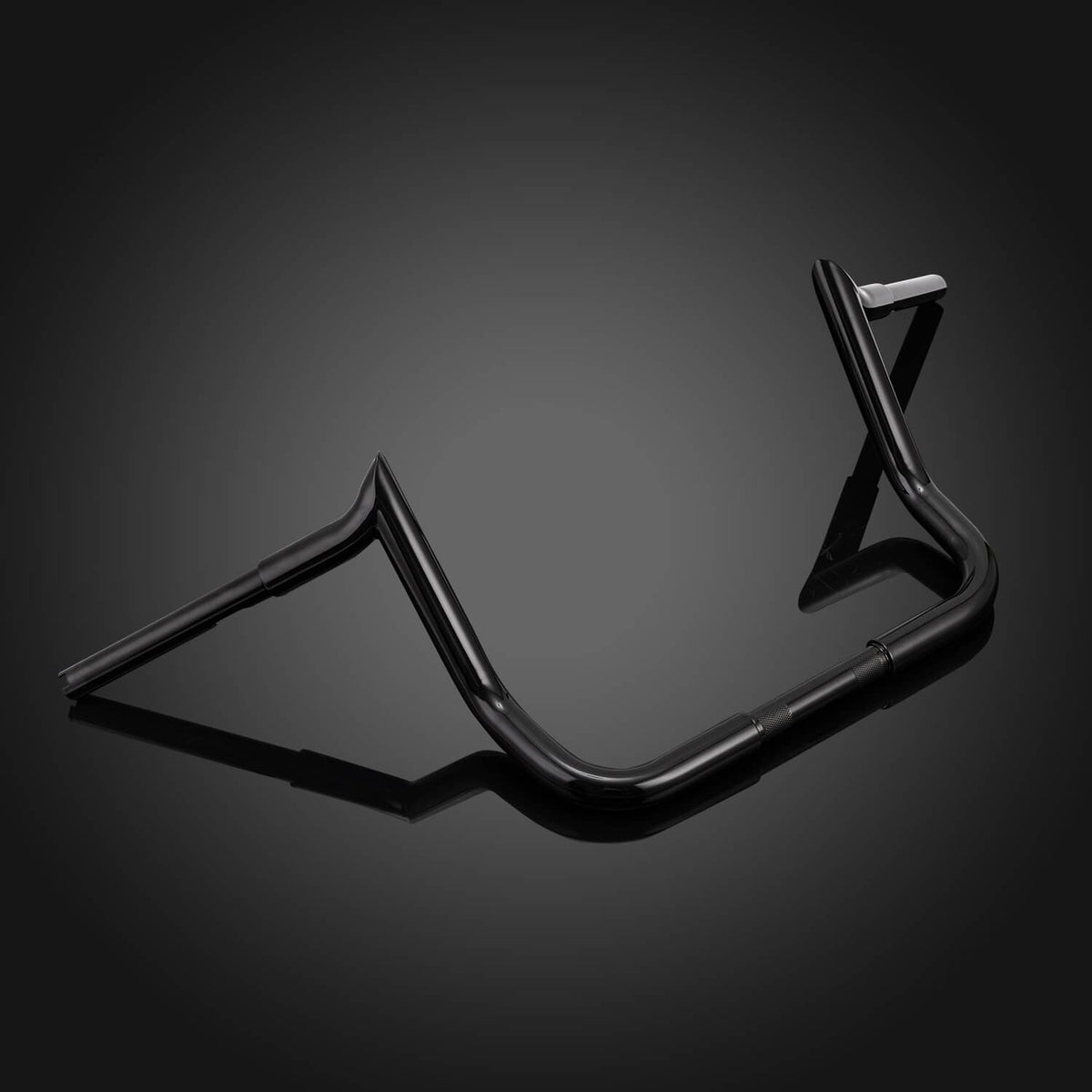 Solidspare Black 1.25" Ape Hanger 12" Meathook Handlebar For Harley Touring FLHXS FLHTK