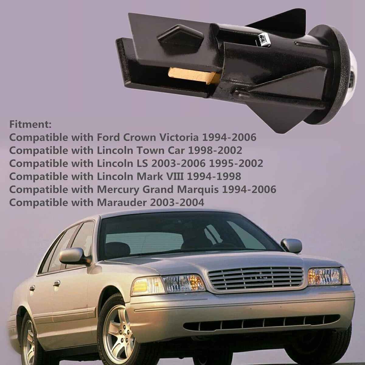 Solidspare New Fuel Door Release Switch for Town Car Crown Victoria Grand Marquis 1992-2006