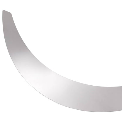 Solid Spare Universal Steel Metal Fender Flares JDM Style 3" Wide 4-Piece Set