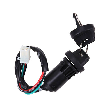 Solidspare Ignition Key Switch 4Wire For Chinese Quad ATV 50cc 70cc 90cc 110cc 125cc TaoTao