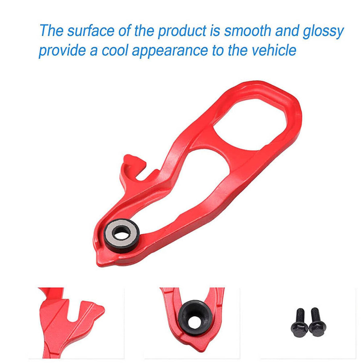 Solidspare Heavy Duty Front LH & RH Tow Hooks w/ Hardware For Dodge 2019 -2022 Ram 1500 DT