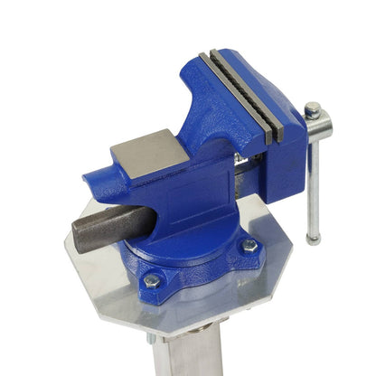 Solid Spare Hitch Mount Workstation Portable Vise 4.5 inch For Trailer Receiver Hitch